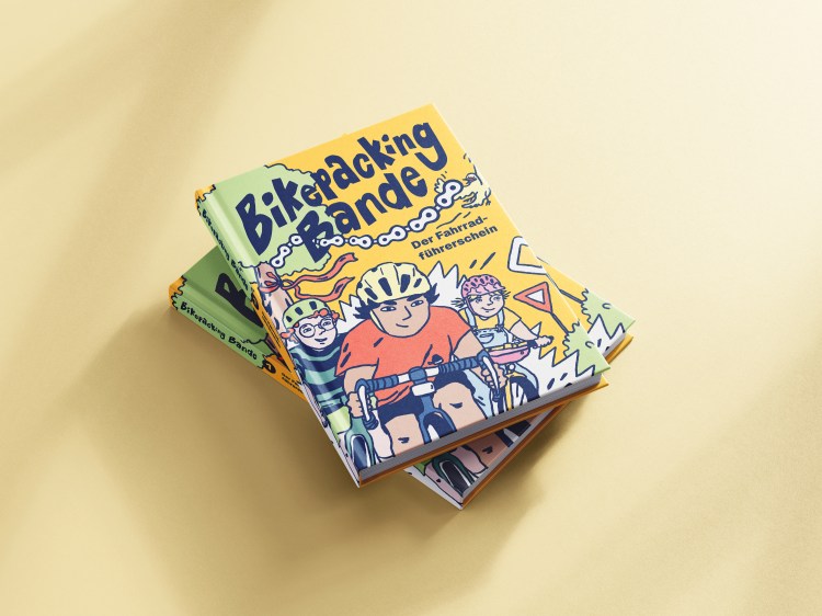 Buchcover-Bikepacking-Bande-Band-1-Der-Fahrradfuehrerschein